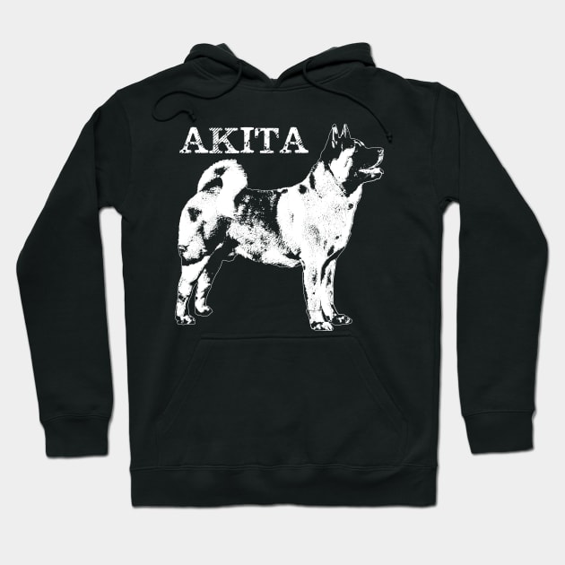 American Akita Hoodie by Nartissima